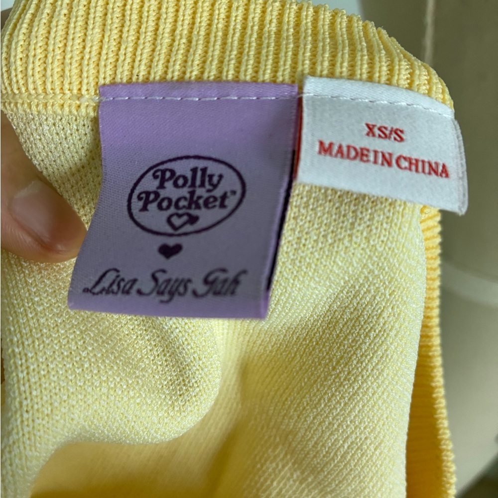 Lisa Says Gah Yellow and White Gingham Cardigan - Picture 5 of 6